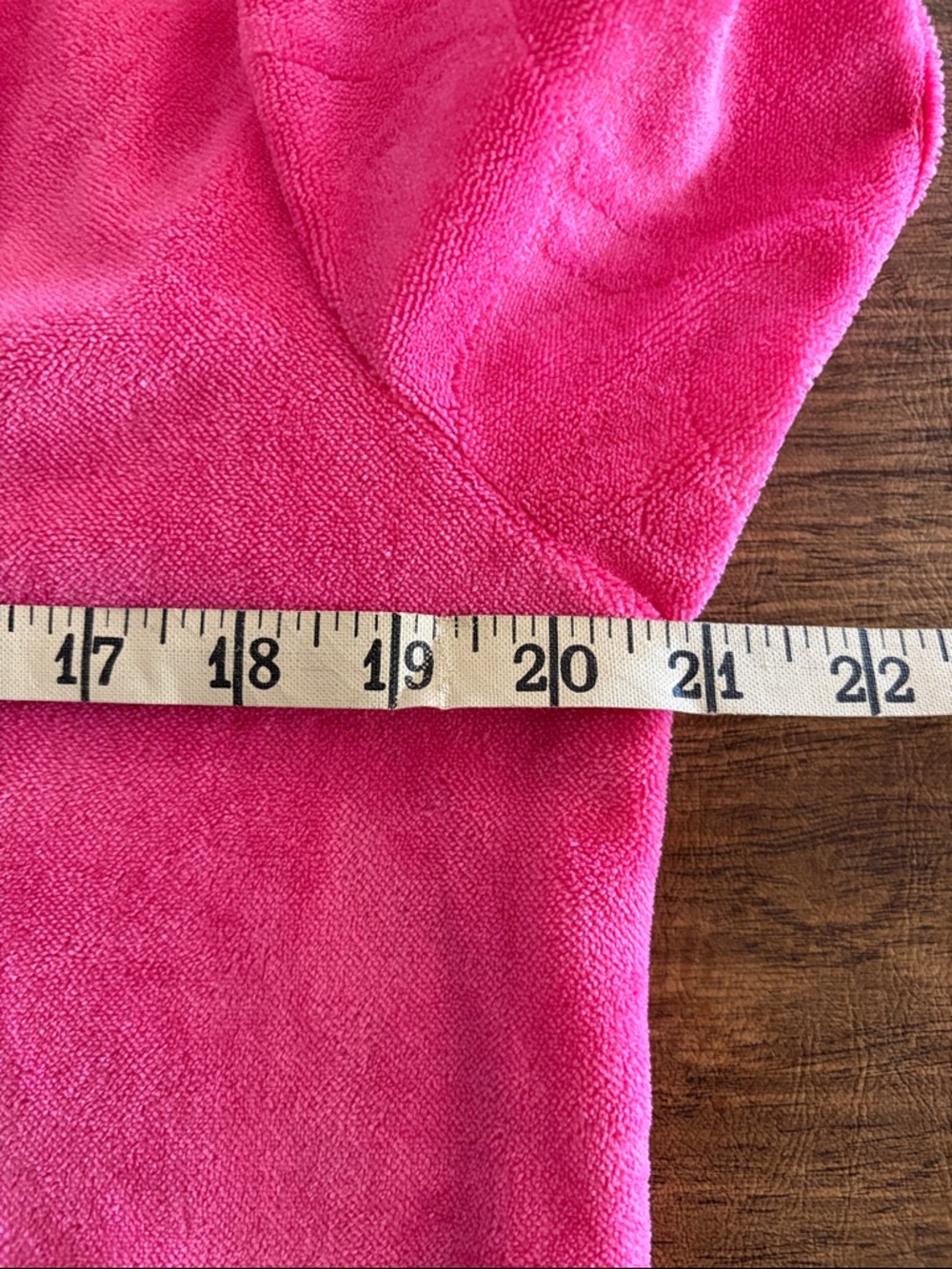 Jasmine Rose Terrycloth CoverUp Size S/P Hot Pink Flamingo - Picture 8 of 10